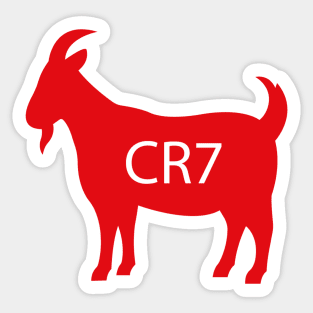 Goat CR7 Sticker